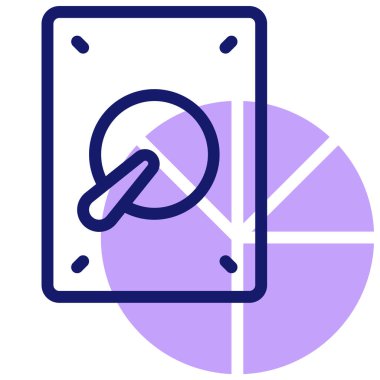 Analizler. Web simgesi basit illüstrasyon