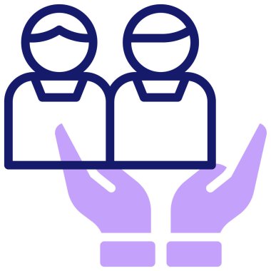 iş ve sağlık vektör simgesi