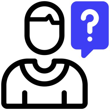 Müşteri geldi. Web simgesi basit illüstrasyon