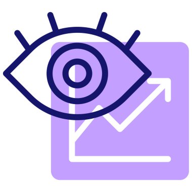 içgörü simgesi, vektör illüstrasyonu basit tasarım