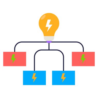 Harita. Web simgesi basit illüstrasyon 