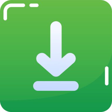 İndirin. Web simgesi vektör illüstrasyonu 