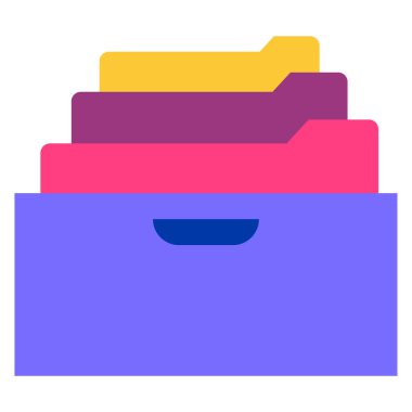 veritabanı. Web simgesi basit illüstrasyon 