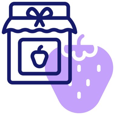 Yemek. Web simgesi basit illüstrasyon