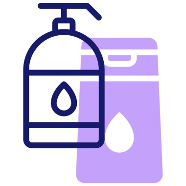 Gaz ocağı. Basit resimleme