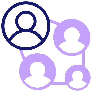 Web için ağ vektör illüstrasyon simgesi