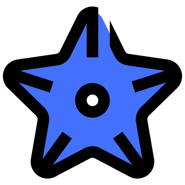 Ikona Hvězdice Vektorová Ilustrace — Stockový vektor