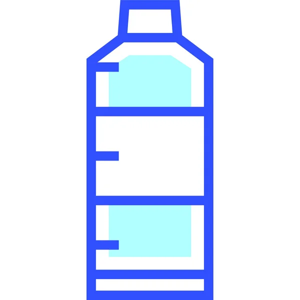 große Flasche Wasser mit Pumpe isoliert auf weißem Hintergrund
