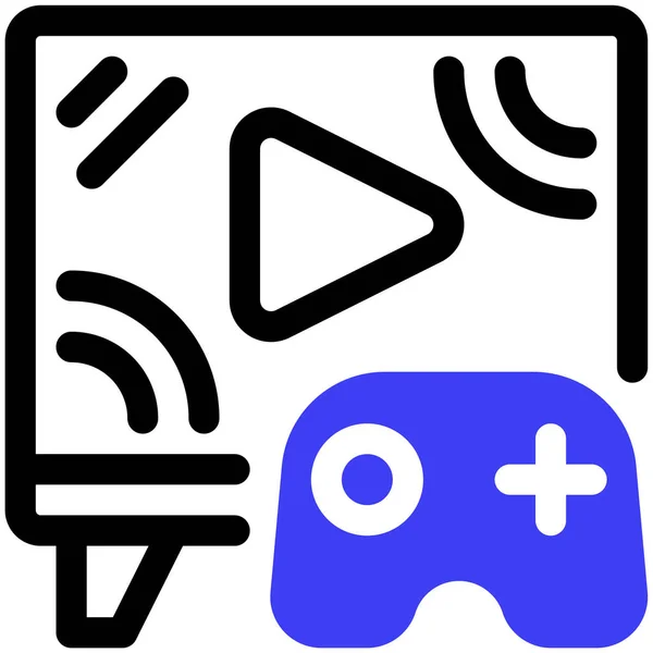 Gaming Symbol Vektor Abbildung Einfaches Design — Stockvektor