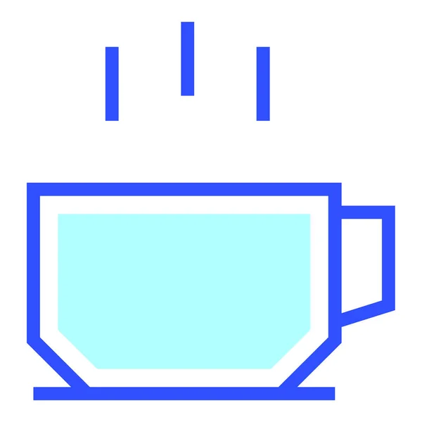 Tasse Café Conception Simple — Image vectorielle