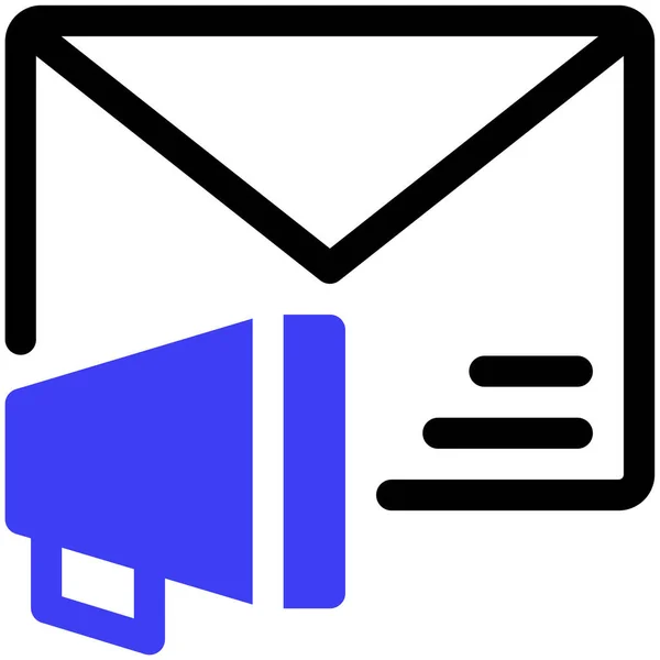Email Webová Ikona Jednoduchá Ilustrace — Stockový vektor