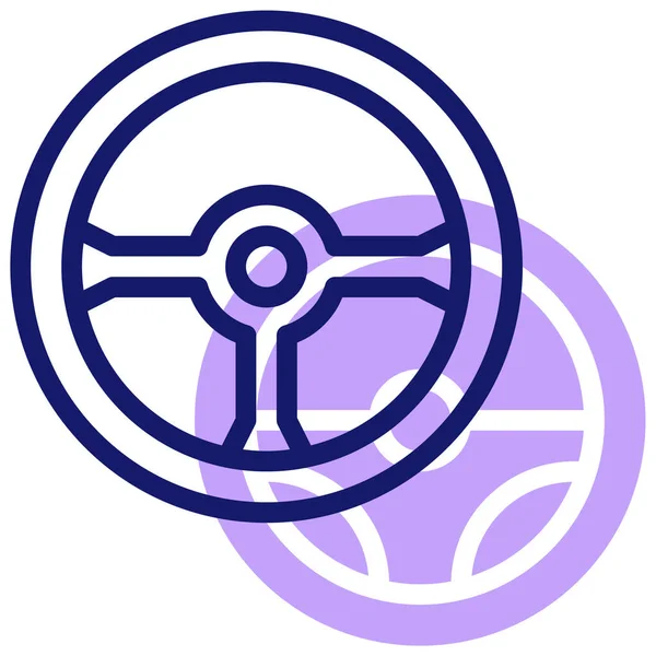 stock vector Steering Wheel. web icon simple illustration 