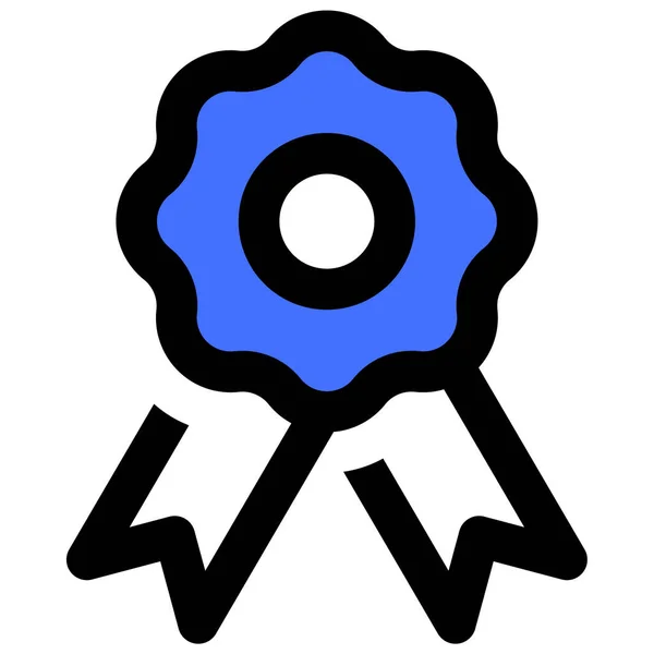 Certificate Icon Vector Illustration Simple Design — Stock Vector