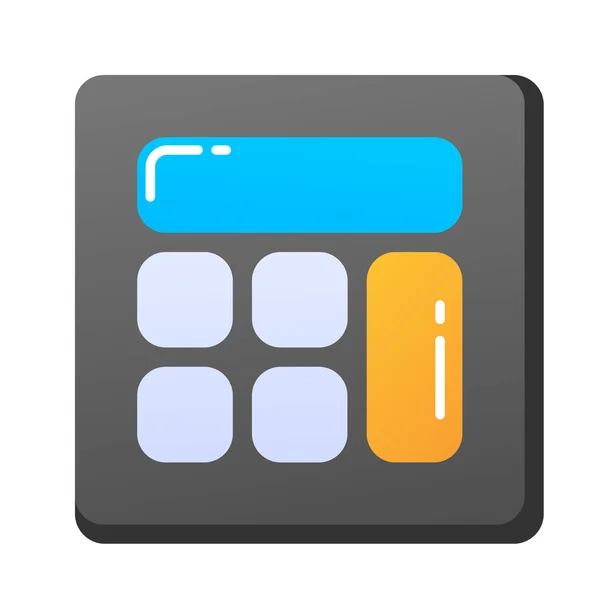 Calculator Icon Vector Illustration Simple Design — Vector de stock