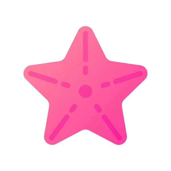 Ícone Moderno Starfish Ilustração Vetorial —  Vetores de Stock