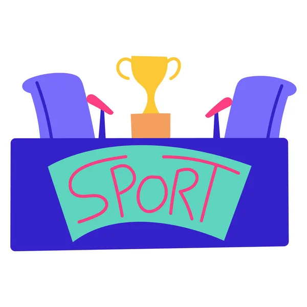 Sport Web Icon Simple Illustration — Stock Vector