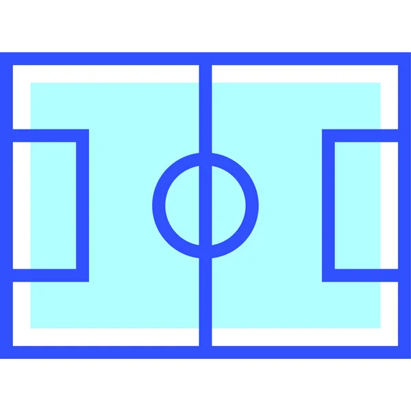 Soccer Web Icon Vector Illustration — 스톡 벡터