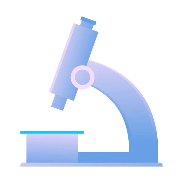 Education Microscope Web Icon Simple Illustration — Stock Vector