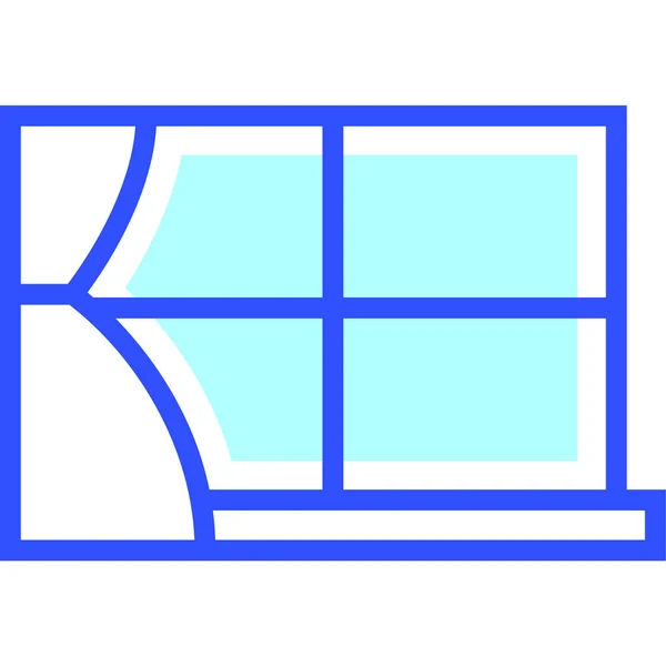 Вікно Сучасна Піктограма Векторні Ілюстрації — стоковий вектор