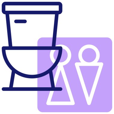 basit tuvalet web simgesi tasarımı