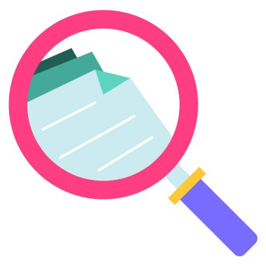 Araştırma Web simgesi basit illüstrasyon