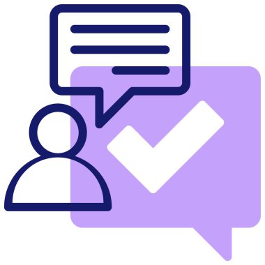 sohbet web simgesi basit tasarım