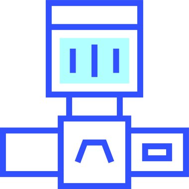 Fotoğraf makinesi simgesi. Basit resimleme.