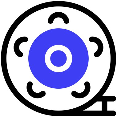 rulo simge vektör illüstrasyonu