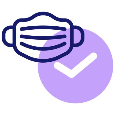 Tıbbi maske. Basit tasarım