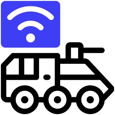 rover simgesi vektör illüstrasyonu