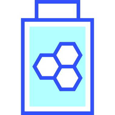 Bal modern simge, vektör illüstrasyonu