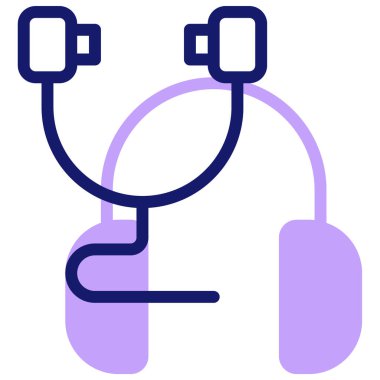 Kulaklık simgesi basit tasarım