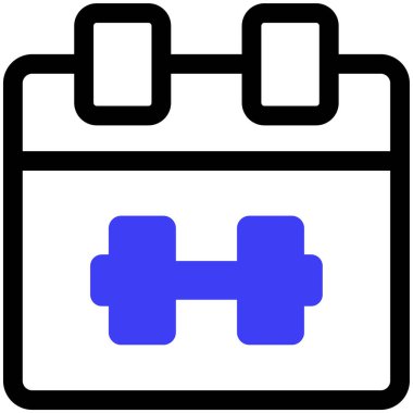 Takvim simgesi, vektör çizimi