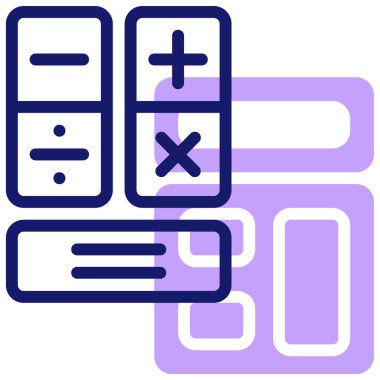 Calculator icon, vector illustration simple design