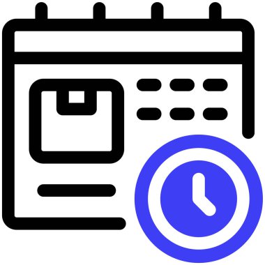 Takvim. Web simgesi basit illüstrasyon