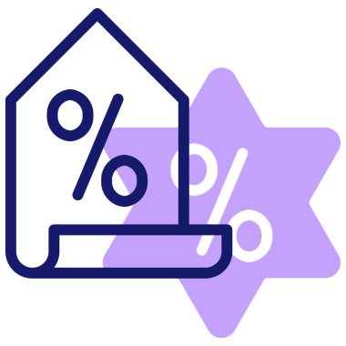 İndirim. Web simgesi basit illüstrasyon 