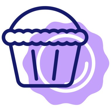 Turta ikonu. Web simgesi basit illüstrasyon 