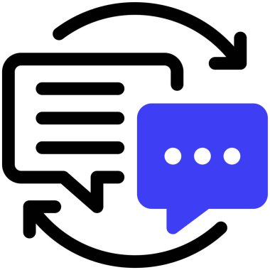 Bağlantı simgesi, vektör illüstrasyonu basit tasarım