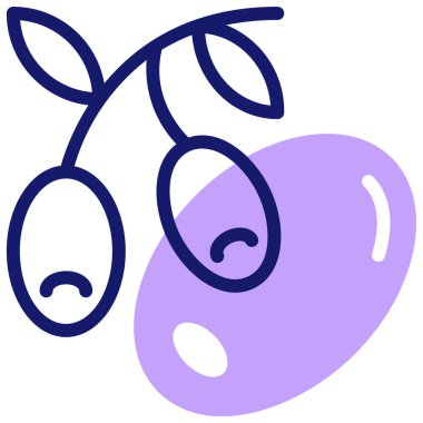 Tatlı bir karikatür yemeğinin vektör çizimi