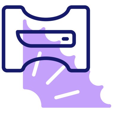 Su musluğu. Basit resimleme