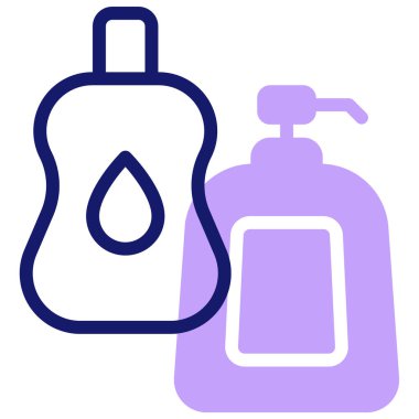 Bebek ürünlerinin vektör illüstrasyonu basit simge