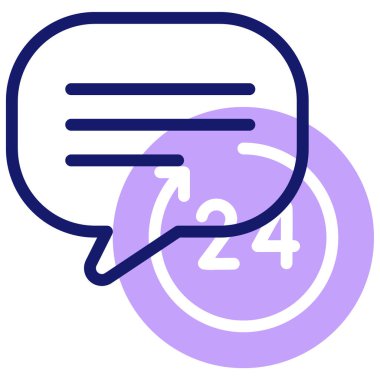 Bir mesajın vektör illüstrasyonu 