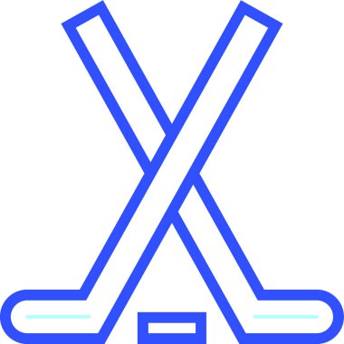 Hokey modern simgesi, vektör illüstrasyonu