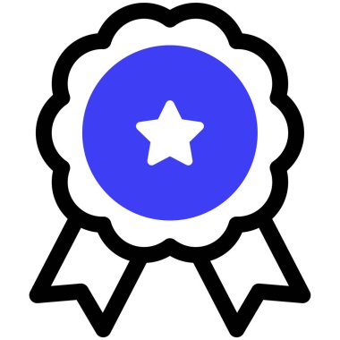 Başarı çizimi. Web simgesi, basit sanat