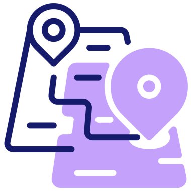 harita pin, vektör illüstrasyonu