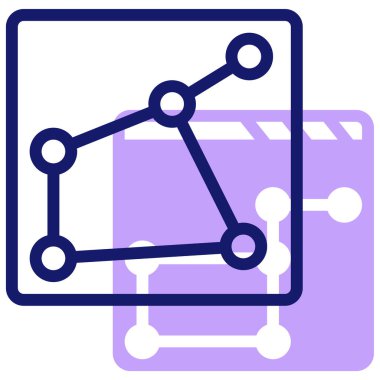 Analizler. Web simgesi basit illüstrasyon