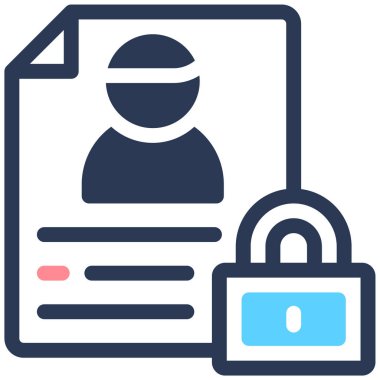 Kimlik kartı. Basit tasarım