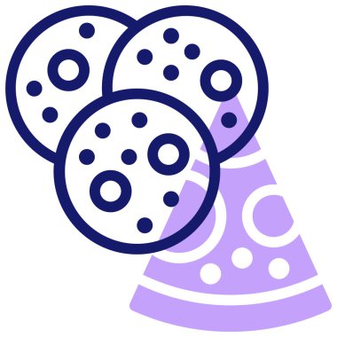 Yemek. Web simgesi basit tasarım