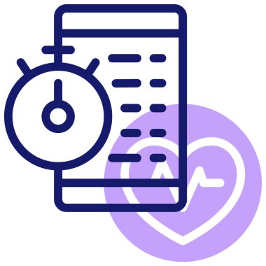 akıllı telefon simgesi, vektör illüstrasyonu basit tasarım