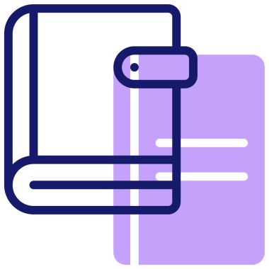 Kitap. Web simgesi basit tasarım